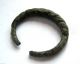 Circa.  800 - 900 A.  D British Found Viking Period Ae Bronze Warrior Spiral Ring British photo 1