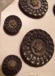 (6) Victorian Rondelle Tint Buttons Wow Mother/daughters : 5/8 