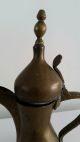 Antique/vintage Arabic Dallah,  Copper Brass,  Marked,  Coffee Tea Pot Islamic photo 11
