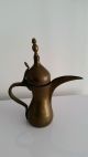 Antique/vintage Arabic Dallah,  Copper Brass,  Marked,  Coffee Tea Pot Islamic photo 1