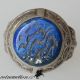 Late Medieval Hand Made Silver Ring Decorated Lapis Lazuli Stone With Islamic In Roman photo 2