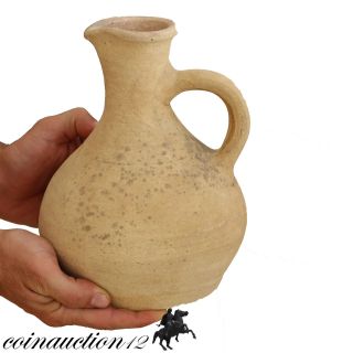 Huge And Intact Roman Terracotta Water Jug 100 - 200 Ad,  225mm,  1496gr photo