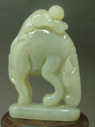 173 Chinese Natural Hand - Carved “” Statue Jade Sculpture photo