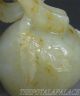 Old Chinese Celadon Nephrite Jade Statue/netsuke/pendant Double Peaches Connect Necklaces & Pendants photo 9