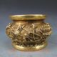 Chinese Brass Hand - Carved Lotus & Goldfish Incense Burner W Ming Dynasty Xuande Incense Burners photo 6