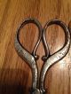 2 Antique Vintage Germany Sewing Scissors Decorated With Flowers Tools, Scissors & Measures photo 2