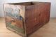 Vintage Wooden Fruit Crate - Duckwalk Brand - Hood River Apples - Usa Oregon Boxes photo 1