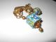 Rare Vtg Rice Weiner Chinese Export Lizard & Silver Enamel Cloisonne Drop Brooch Other Chinese Antiques photo 5