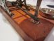 Antq 19c Brass Post Office Scales S.  Mordan & Co London,  6 Weights Mahogany Base Scales photo 4
