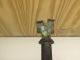Antique Weathervane Copper 3 Leg Stand And Center Rod With Bracket Weathervanes & Lightning Rods photo 3