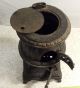 Vintage Miniature Blaze Cast Iron Pot Belly Stove 7 3/4 Inches Tall Stoves photo 3
