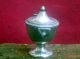 Top Quality Antique Pewter Children Toy Sugar Bowl,  Early 19th C Empire Metalware photo 1