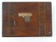 Antique English Marquetry Inlaid Tunbridge Ware Walnut & Satinwood Inlay Box Woodenware photo 2
