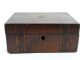Antique English Marquetry Inlaid Tunbridge Ware Walnut & Satinwood Inlay Box Woodenware photo 7