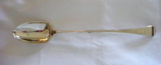 Sterling Silver 18th Century Old English Stuffing Basting Spoon London 1796 photo