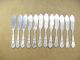Rare 12 Individual Butter Spreaders In 1908 Lily Pattern By International Rogers Flatware & Silverware photo 2