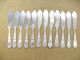 Rare 12 Individual Butter Spreaders In 1908 Lily Pattern By International Rogers Flatware & Silverware photo 3