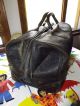 Antique Black Leather Doctor Medical Physician Surgeon Bag Vintage Rural Canada Doctor Bags photo 1