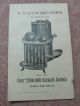 Antique 1890 ' S Parlor Stove Customer Testimonials Fuller & Warren Co Troy Ny Stoves photo 1
