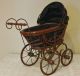 Lovely German Doll Stroller Carriage Buggy Wicker - Iron - Hard Cloth Bonnet 30 ' S Baby Carriages & Buggies photo 1