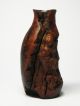 Studio Art Wood Turned Live Edge Manzanita Burl Sculptural Vase Hap Sakwa Style Mid-Century Modernism photo 3