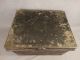 Ca.  1850 Antique 19thc Tin British Military Campaign Chest Old Tin Document Box Metalware photo 3