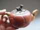 Old Pottery Good Craftsmanship Chinese Yixing Zisha Teapot - Frogs And Lotus Root Teapots photo 4