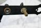 Vintage Reclaimed Black Metal Door Pull Lever Handle Knob With Privacy Knob Door Knobs & Handles photo 9