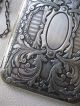 Antique Victorian Art Nouveau Silver T Coin Holder Card Case Compact Purse Tf Art Nouveau photo 1