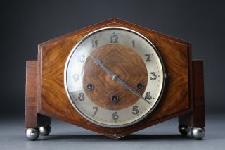 Fine Vintage Antique Birks Chiming Mantle Clock W/german Mechanical Movement photo