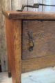 Antique Wooden Cabinet Table Shoe Shine Sewing Stand W/ Storage Cubby Aafa Other Antique Furniture photo 4