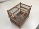 Antique Wooden Coal Miners Canary Bird Cage Primitives photo 1