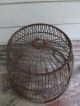 Antique Clam / Oyster Basket Metal Chesapeake Bay Vintage & 20 Large Cork Floats Other Maritime Antiques photo 10