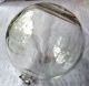 Cincotta Bros.  Fishing Float.  5 Inch Clear Glass Float Vintage Made In America Fishing Nets & Floats photo 3