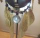 Leeazanne Bronze Metallic Art Deco Designer Table Lamp W/hanging Jewel Lam Lee Art Deco photo 11