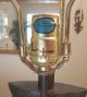 Leeazanne Bronze Metallic Art Deco Designer Table Lamp W/hanging Jewel Lam Lee Art Deco photo 7