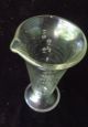 C 1900 2 Oz/60cc Armstrong Cork Co Etched Glass Phamaceutical Graduated Beaker Bottles & Jars photo 4