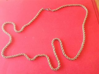 Metal Detector ' Beach Find ' A Lovely ' Rope ' 24 Ins.  Necklace photo