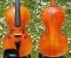 Vintage Czech Violin By Ladislav Herclik,  Kolin,  1942.  A,  Build,  Brilliant Sound String photo 1