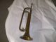 Bugle Antique Brass Couesnon 1926 Rare French Paris Brass photo 4