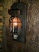 Primitive Early Look Farmhouse Lantern Light,  Old Barn Wood,  Wall Candle Primitives photo 2