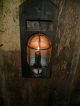 Primitive Early Look Farmhouse Lantern Light,  Old Barn Wood,  Wall Candle Primitives photo 3
