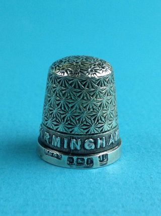 Antique Sterling Silver Thimble 