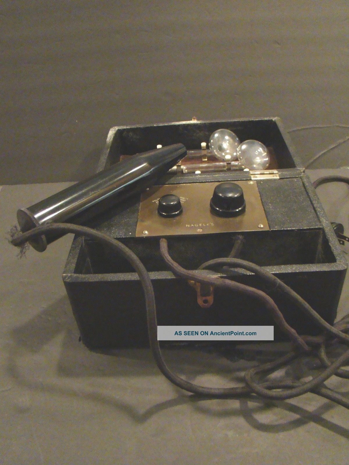 Violet Ray Quack Medicine Machine - Early 1900s - - 3 Attachments Quack Medicine photo