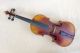 Unknown Antique 4/4 Violin Viullaume Bow Wood Case Rattlesnake Rattles Fiddle String photo 1