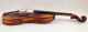 Unknown Antique 4/4 Violin Viullaume Bow Wood Case Rattlesnake Rattles Fiddle String photo 5
