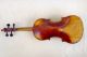 Unknown Antique 4/4 Violin Viullaume Bow Wood Case Rattlesnake Rattles Fiddle String photo 6