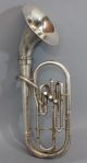 Vintage Fresh Picked,  York,  Silver Plated Alto Euphonium Horn, Brass photo 2