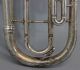 Vintage Fresh Picked,  York,  Silver Plated Alto Euphonium Horn, Brass photo 5