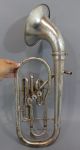 Vintage Fresh Picked,  York,  Silver Plated Alto Euphonium Horn, Brass photo 7